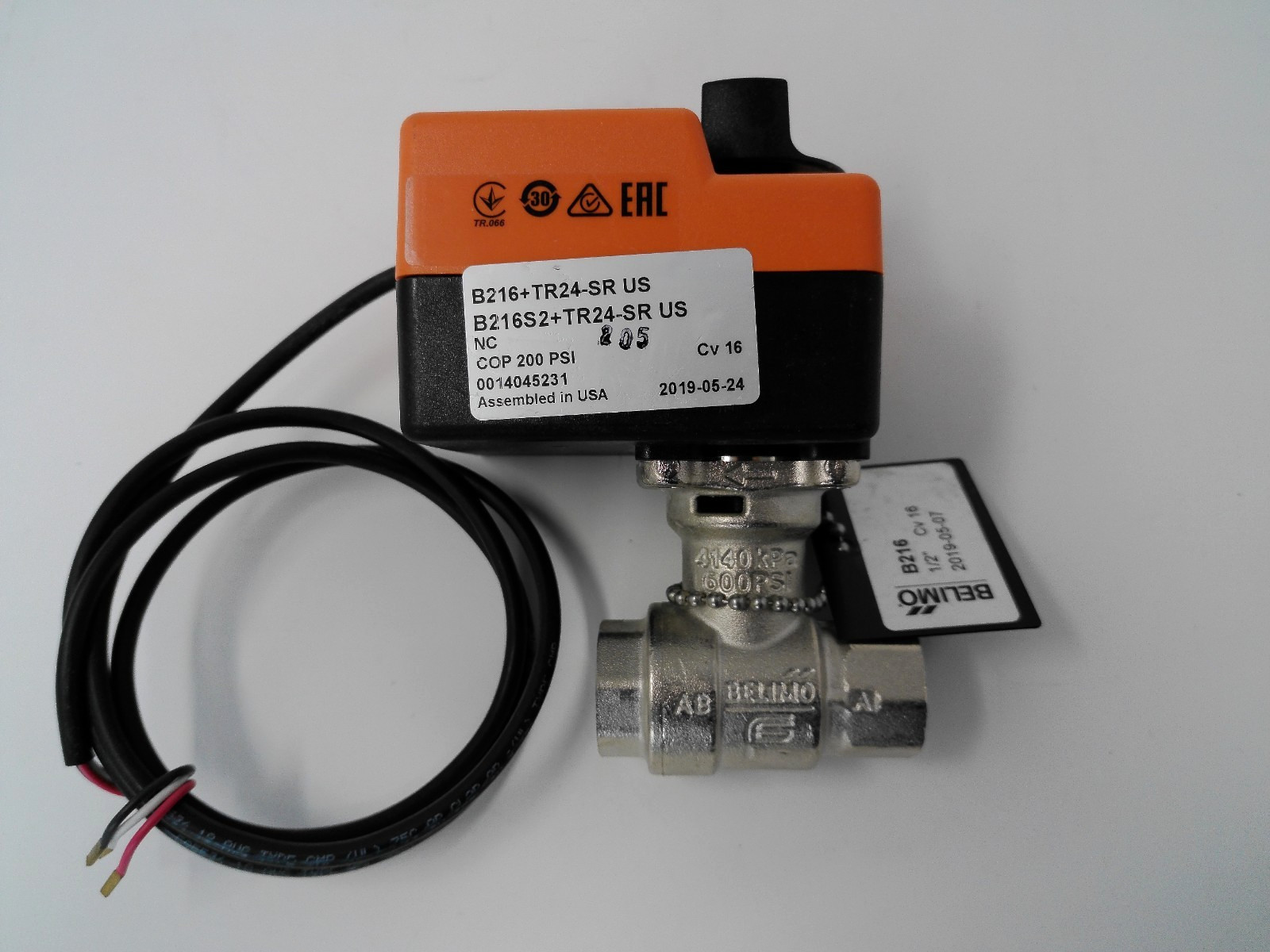 Belimo B216+TB24-SR 1/2" Cv 16