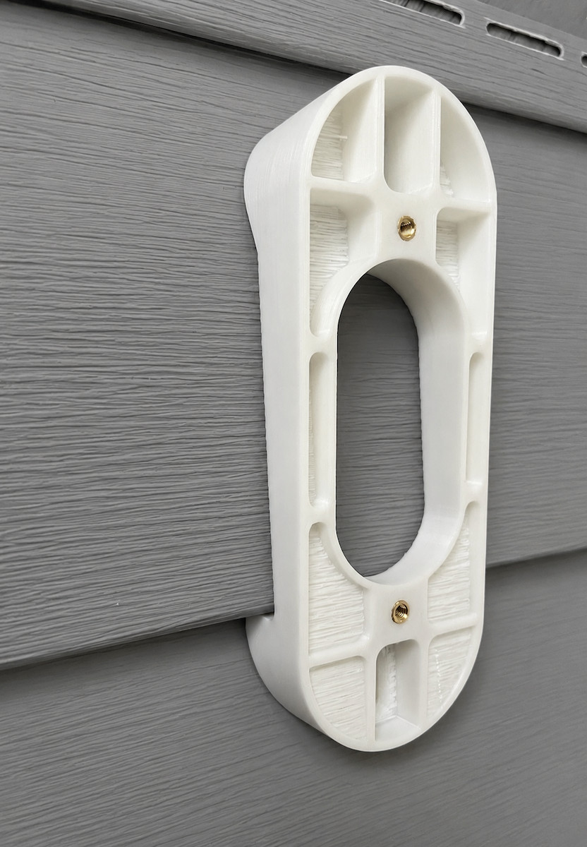 Reolink Doorbell 4.5" - 5" Dutch Lap Siding Mounts (0º to 60º)