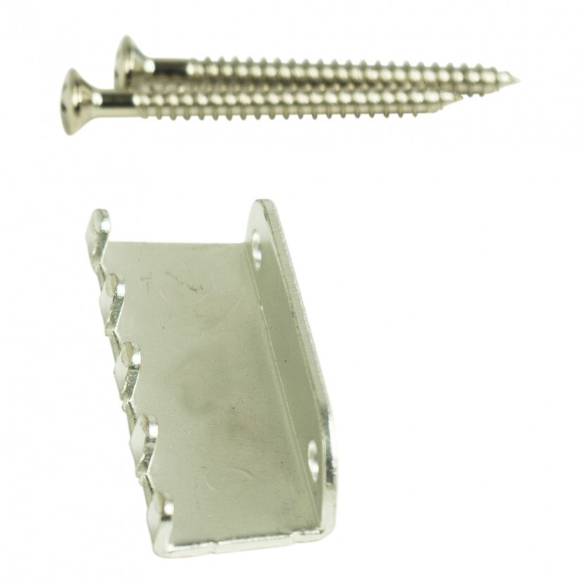 Kluson Guitar Tremolo Claw And Mounting Screw Set, Chrome, KSTC