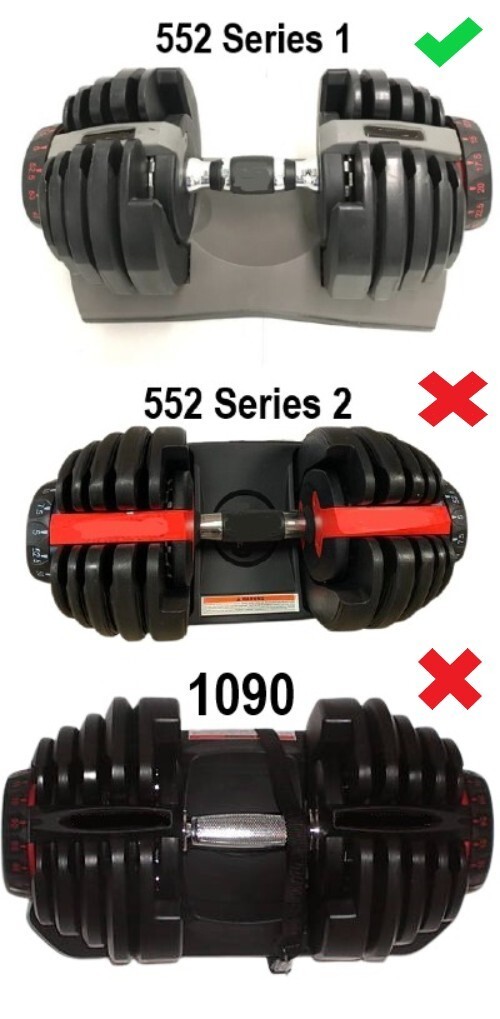 Nautilus Bowflex SERIES 1 SelectTech 552 Dumbbells Replacement Dial Handle Part