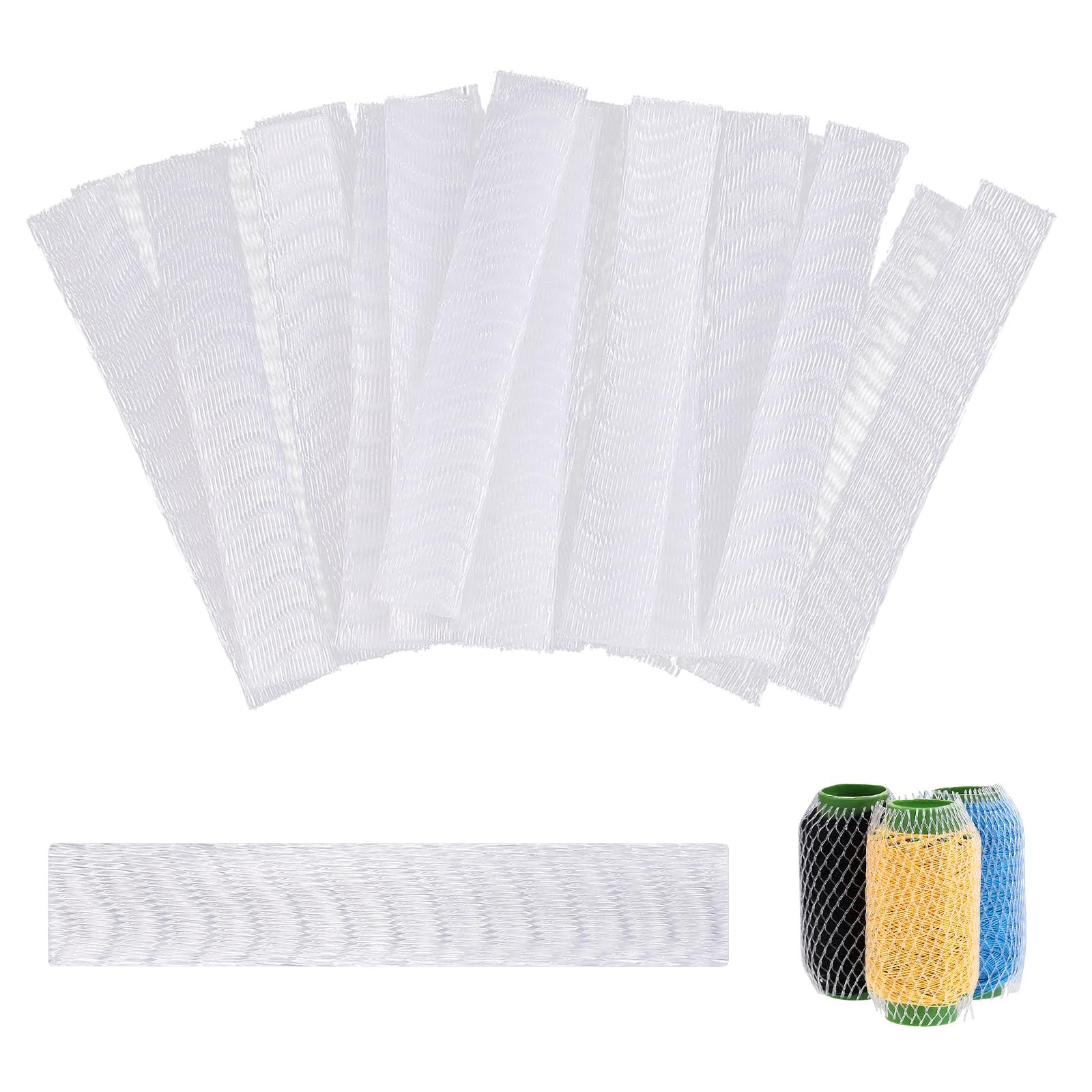 100 Pcs Thread Net Spool Saver, Embroidery Machine 6 x 1 cm, white