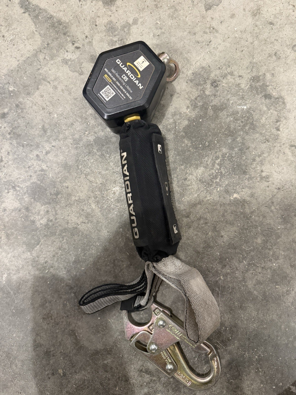 Guardian CR5 Self-Retracting Lifeline (SRL) Model CR5 P/N 1400198