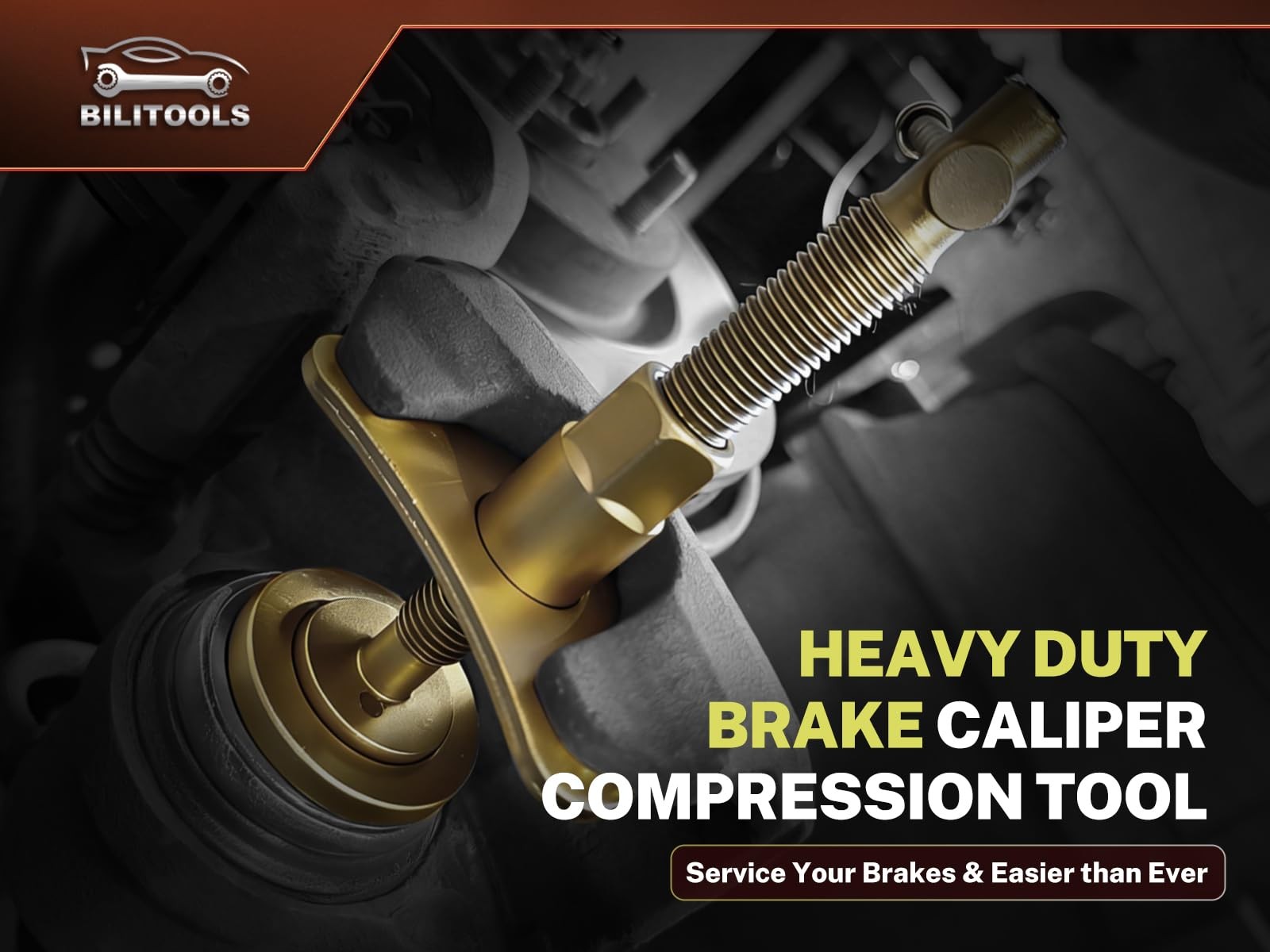 Brake Caliper Compression Tool Rear Wind Back Piston Spreader Tool Mechanics