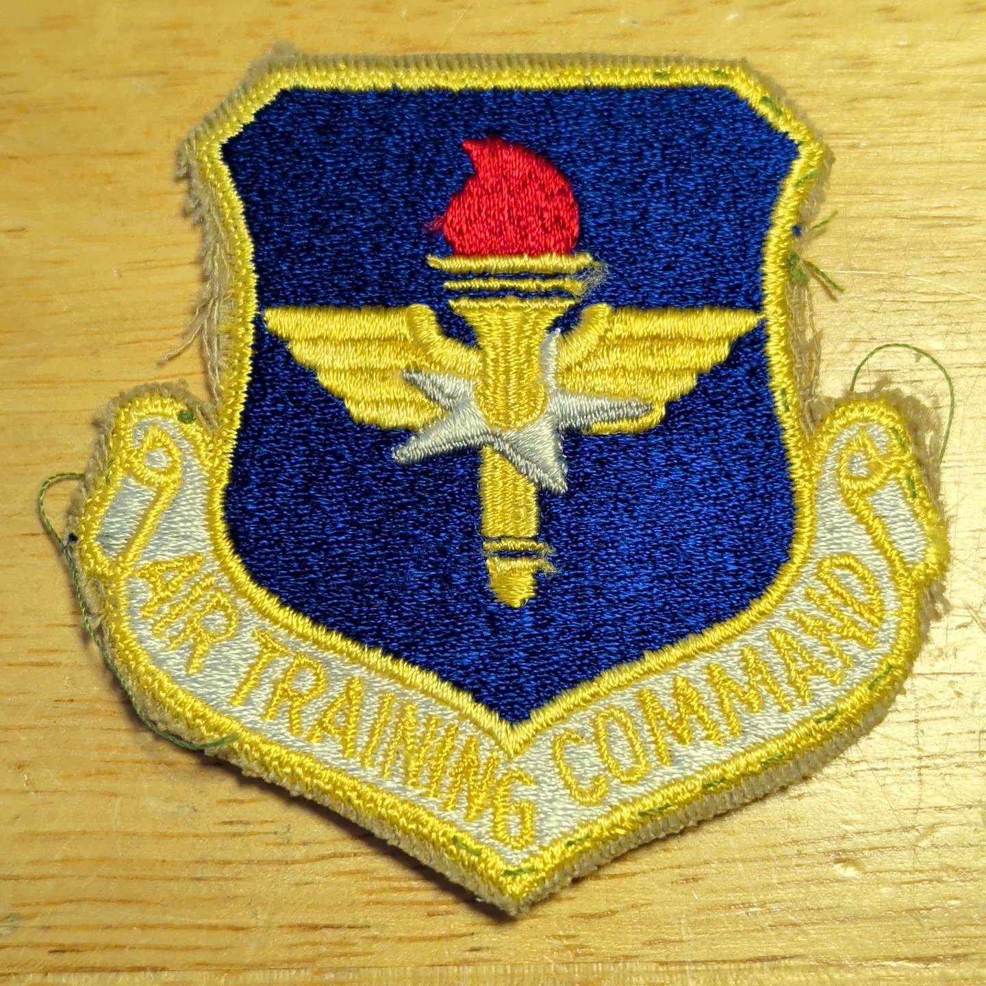 AIR EDUCATION & TRAINING COMMAND Patch: USAF AIR FORCE: COLOR FLIGHT DRESS VTG