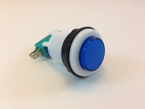 ILLUMINATED GAMING BUTTON (MOMENTARY) COLOR VARIANCE (1 SINGLE, BLUE)