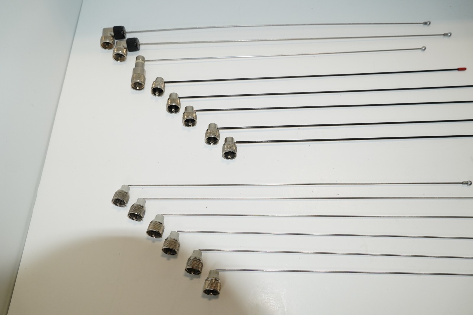 VHF radio antennas for wireless microphone receivers