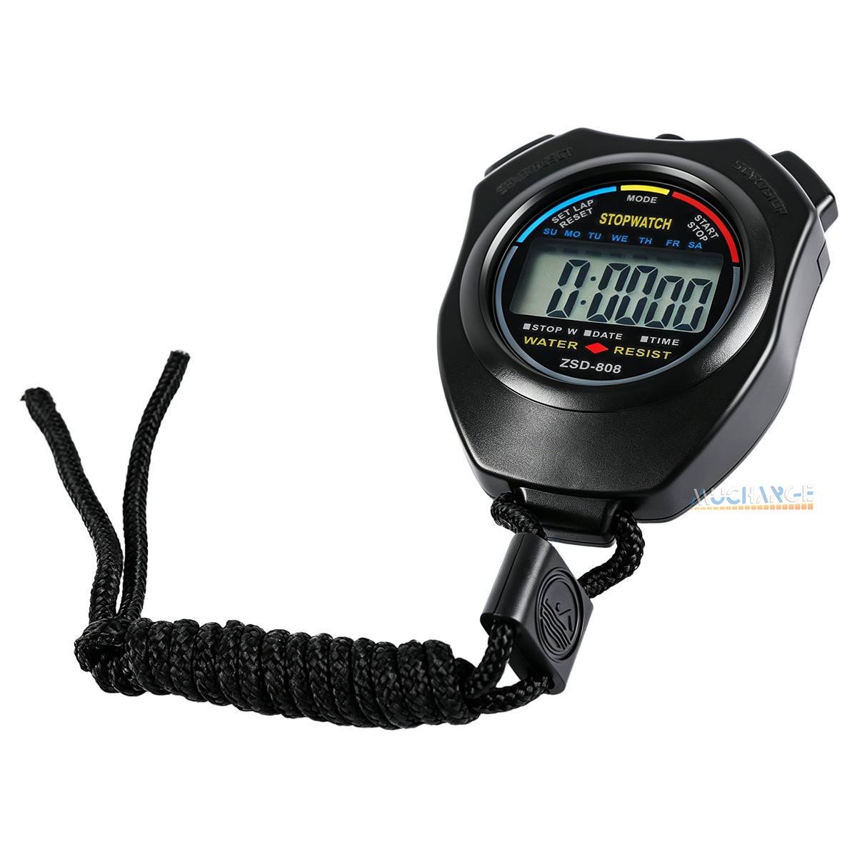 2x Professional Electronic LCD Timer Digital Sport Stopwatch Counter Timer US