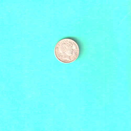 1905-S SILVER BARBER DIME VG/F