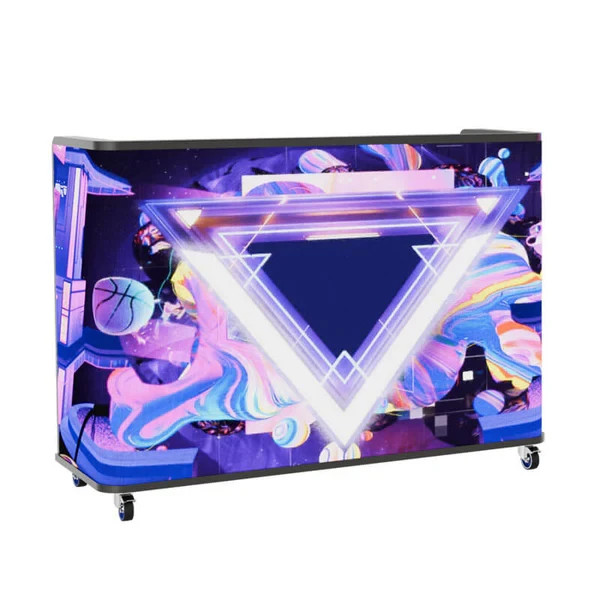 DJ Booth Facade - Curved 5ft Digital LED Screen