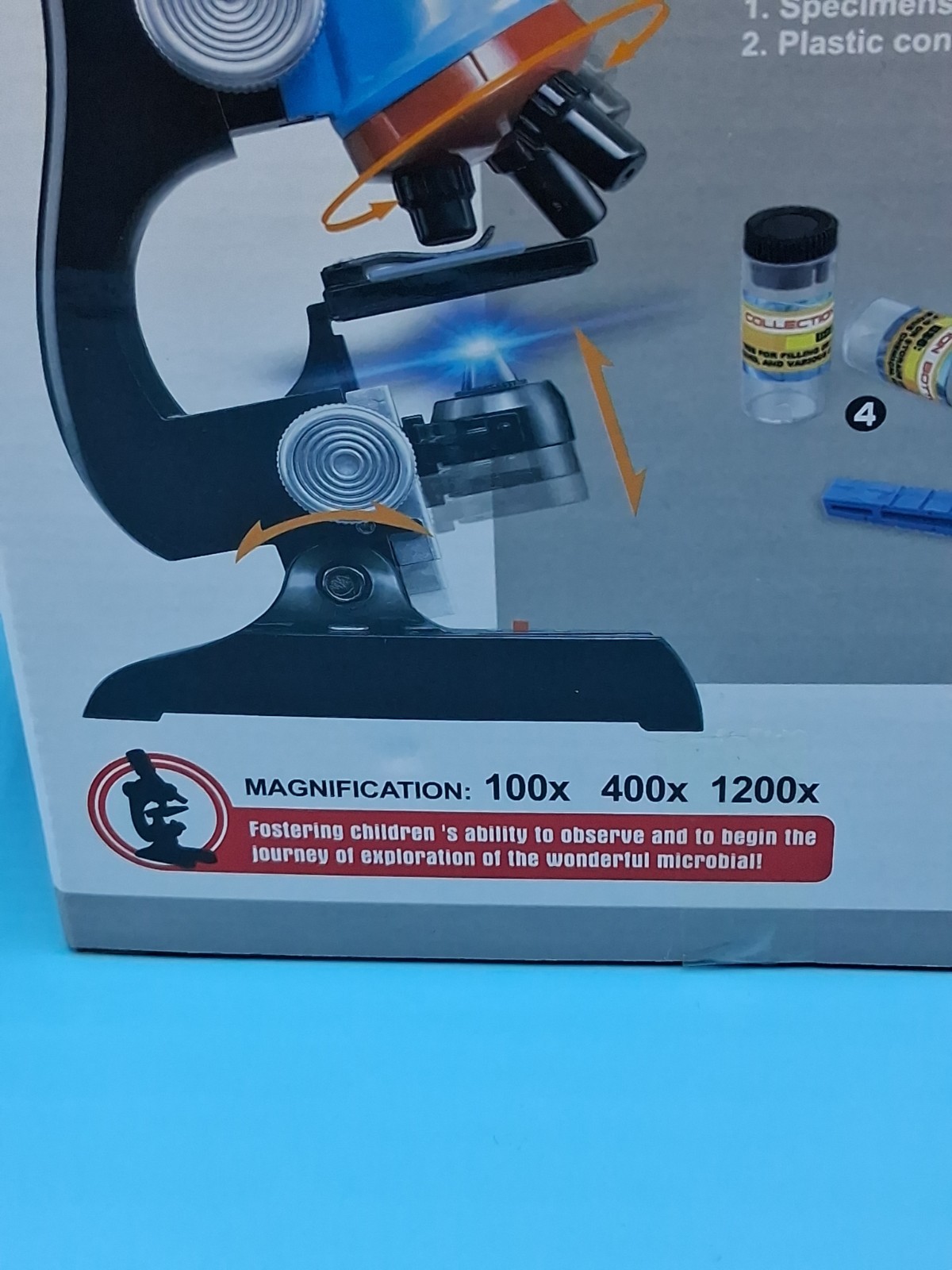Science Microscope Educational Series With Extra Box Of Slides !!