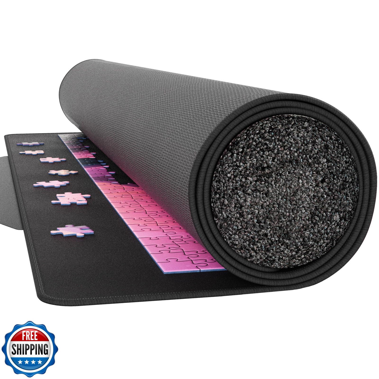 Puzzlup Puzzle Mat Rollup 1500 Pieces - 26 x 47 Inches - Portable Non Slip Ji
