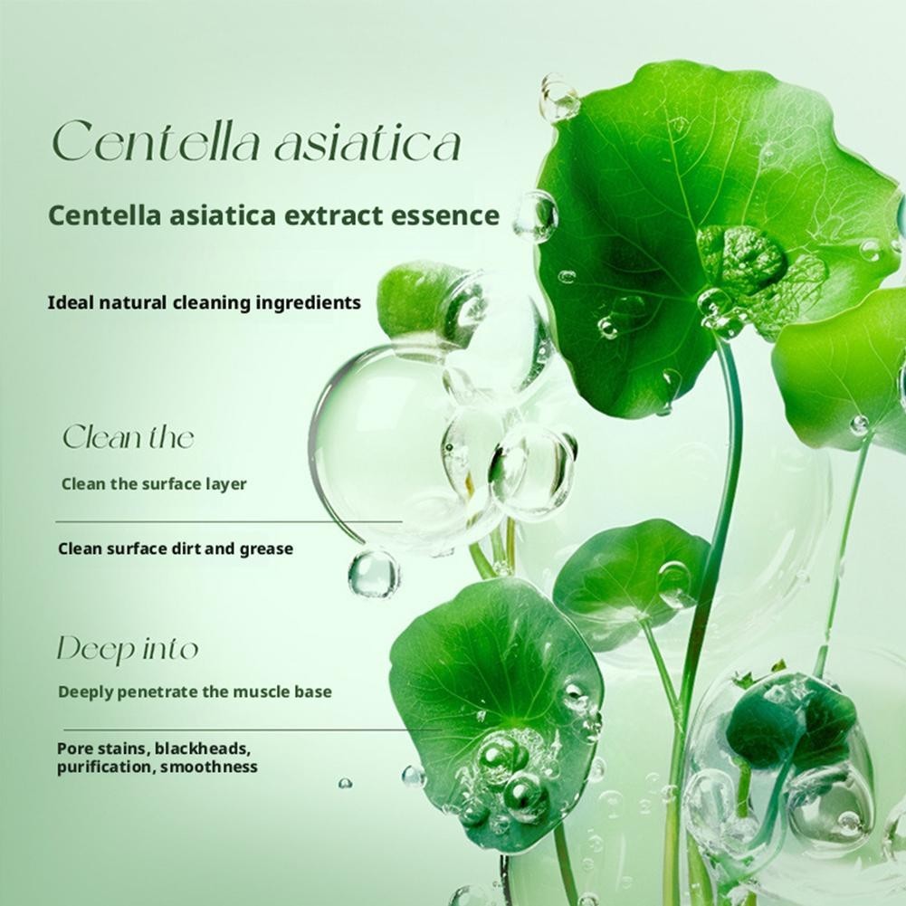 12pcs Bubble Face Sheet Masque Centella Bubble Mask (green)- Oil Control J5O6