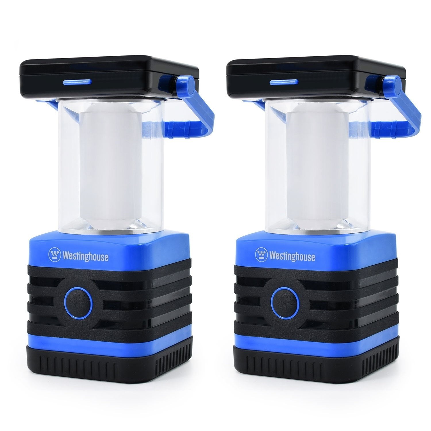 NEW Westinghouse 1000 Lumen Solar Rechargeable LED Portable Lantern (2 Pack)