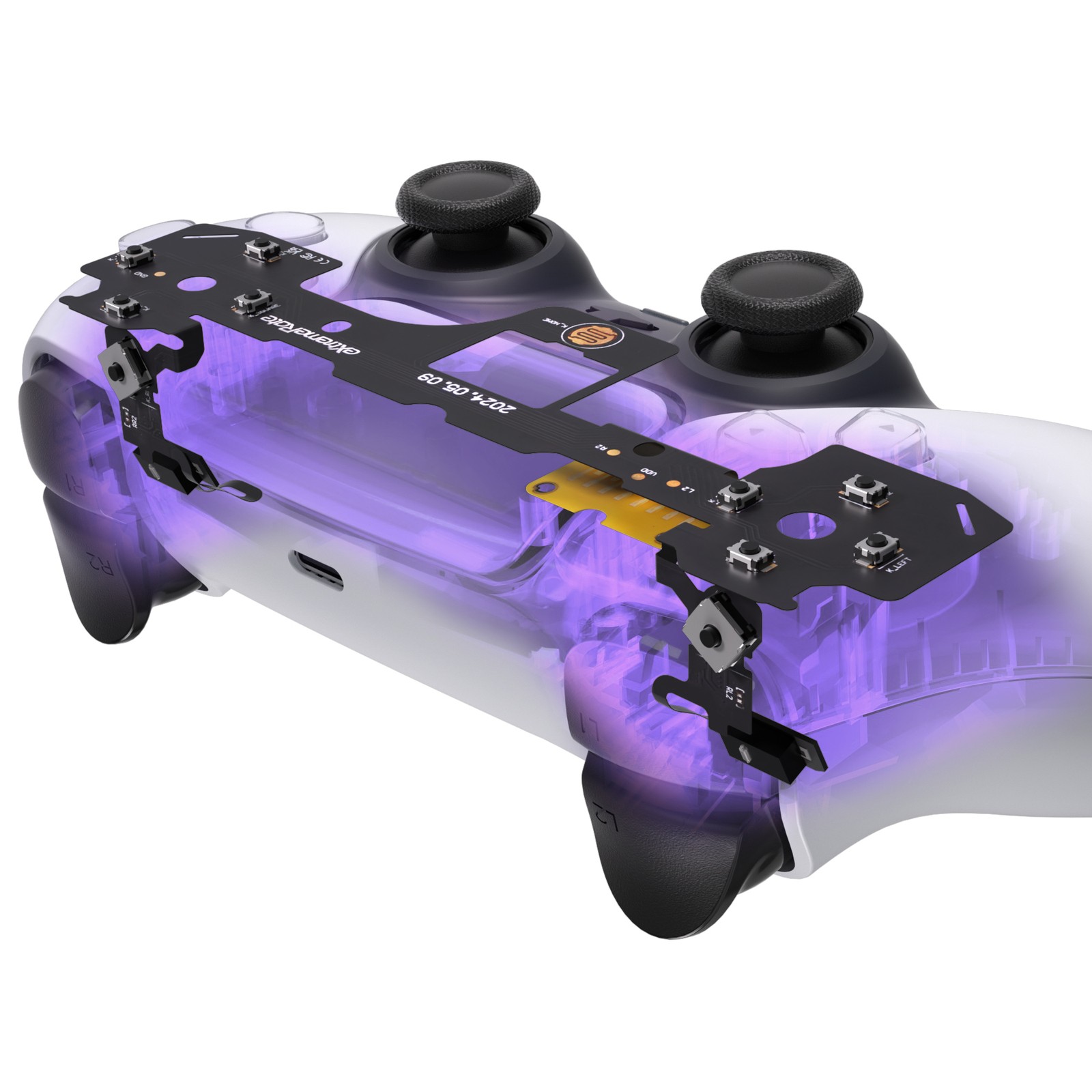 eXtremeRate Whole Clicky Kit V2 Shoulder Face Buttons for PS5 BDM-050 Controller