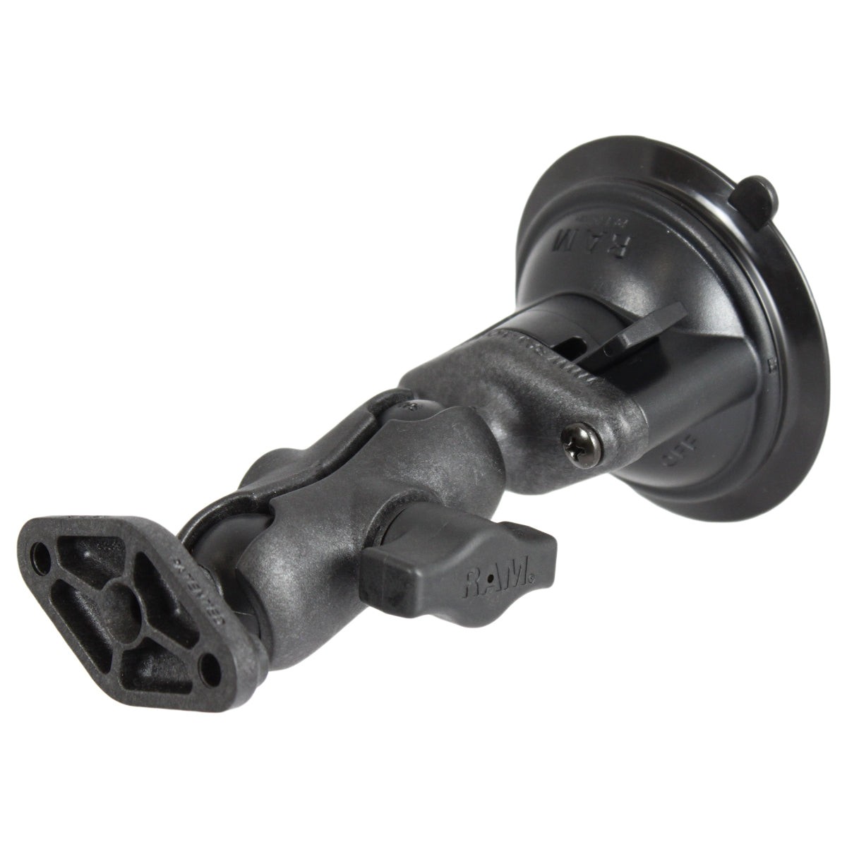 RAP-B-166U-A  RAM Twist-Lock Composite Suction Cup Double B...