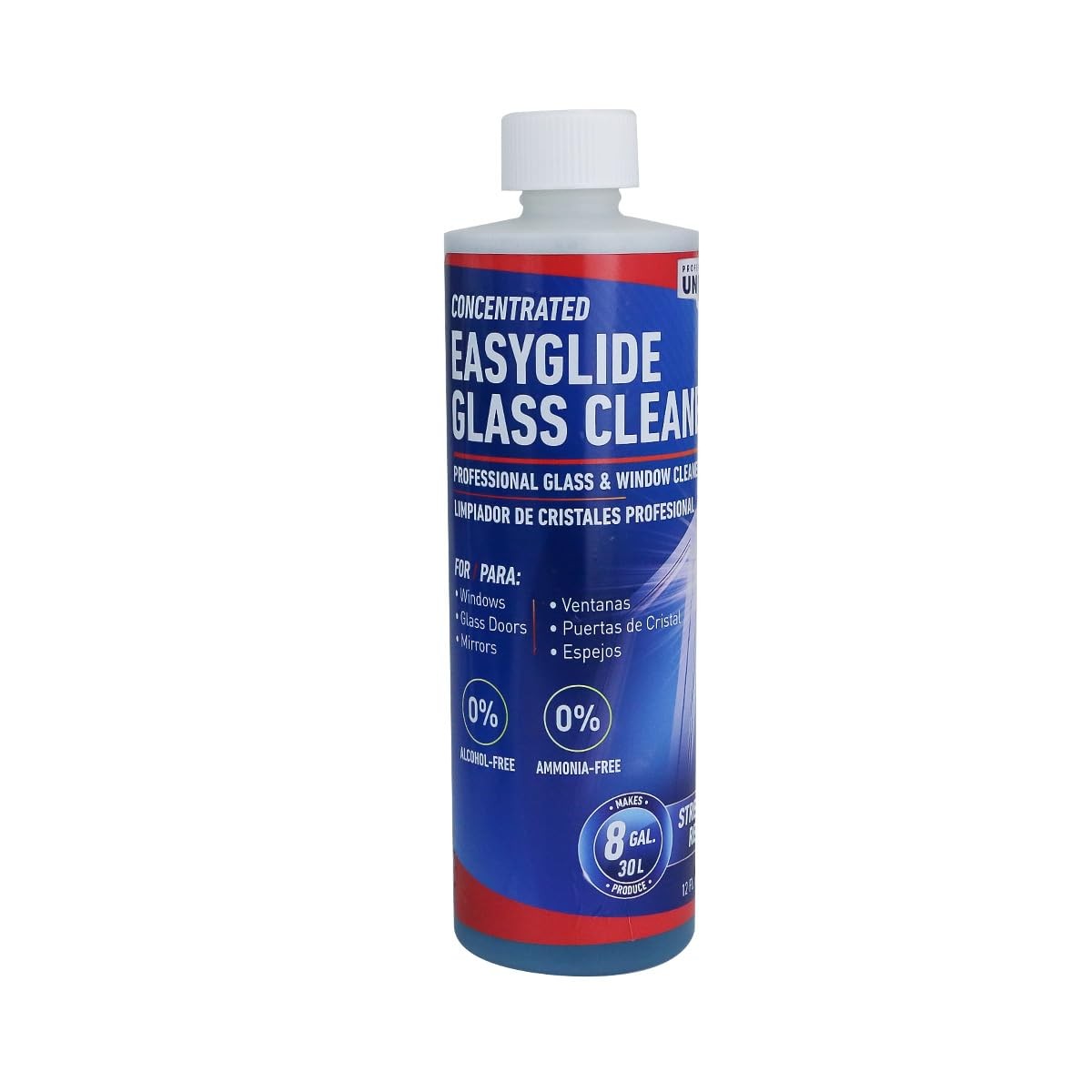 Unger Professional Streak-Free EasyGlide Glass 12 Fl Oz (Pack of 1), Blue