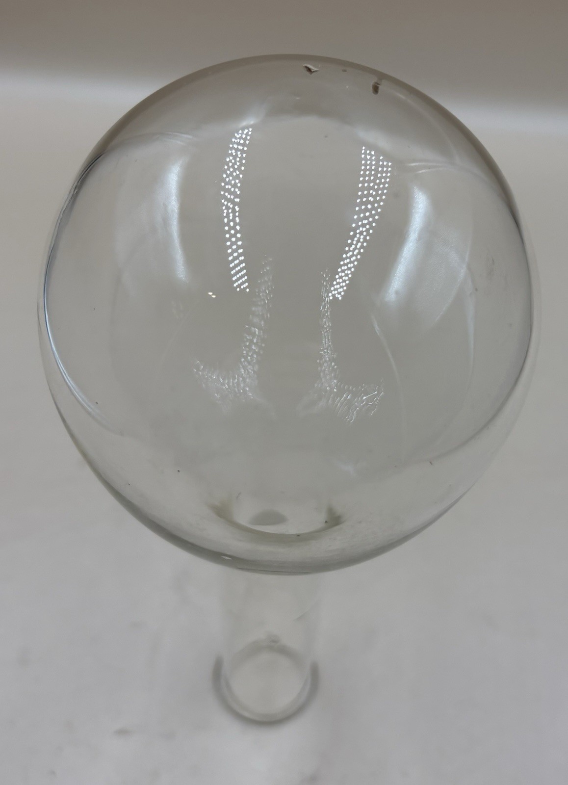 Pyrex by Corning 500ml Long Neck Clear Glass Flask Round Bottom