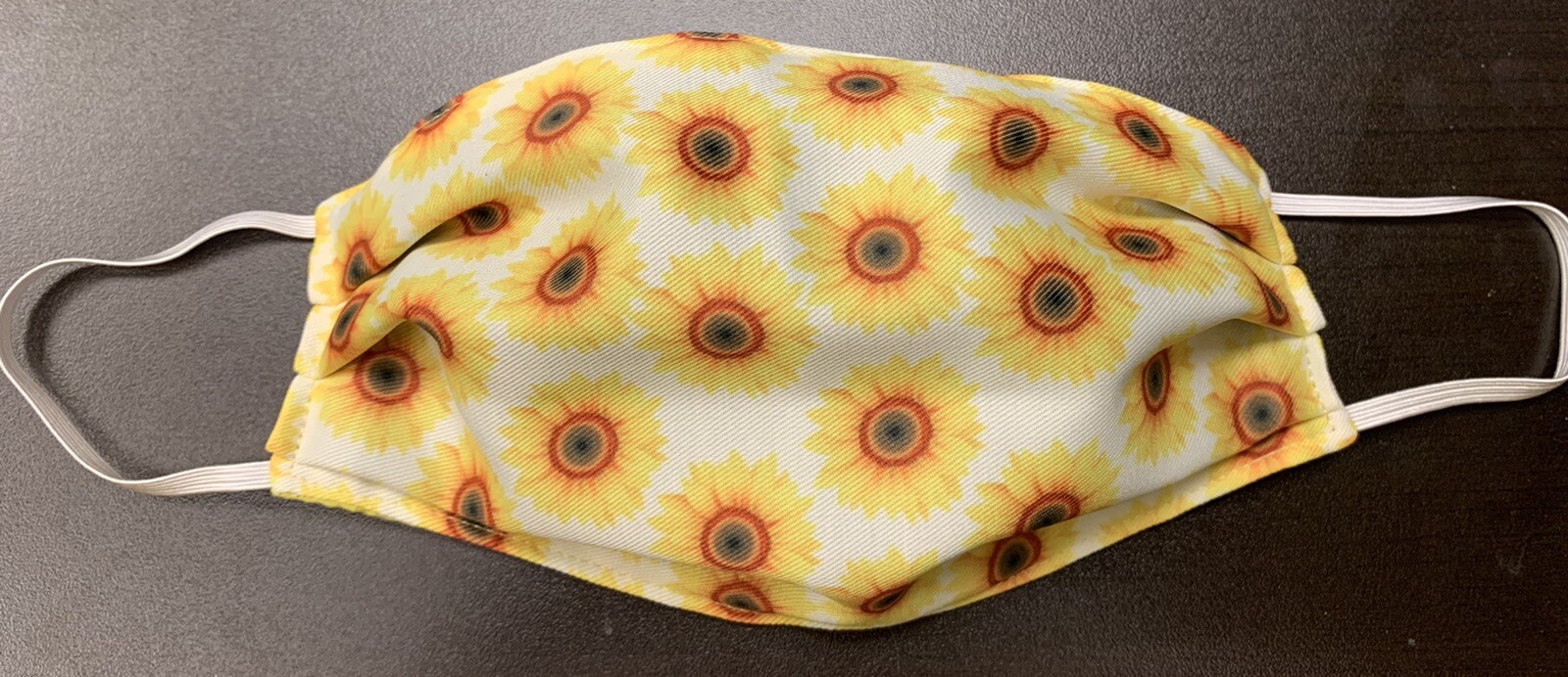 Adult Sunflowers Fabric Reusable And Reversible Face MASK
