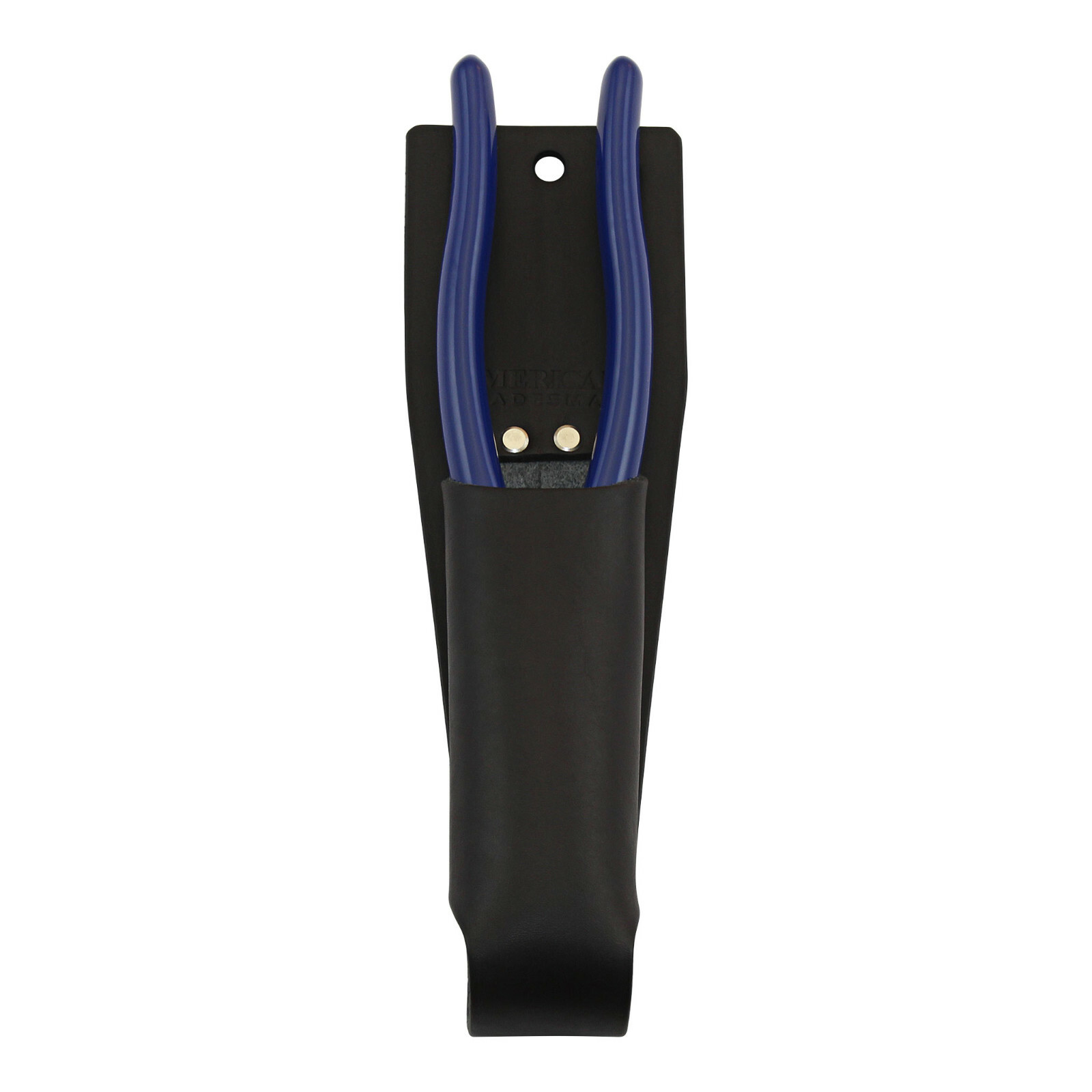 American Tradesman 712BK- Black Leather Lineman's Pliers Holder w/ Closed Bottom