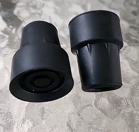 50-3/4" Walking Cane Tips Heavy Duty Black Rubber WALKER TIPS Gt-230