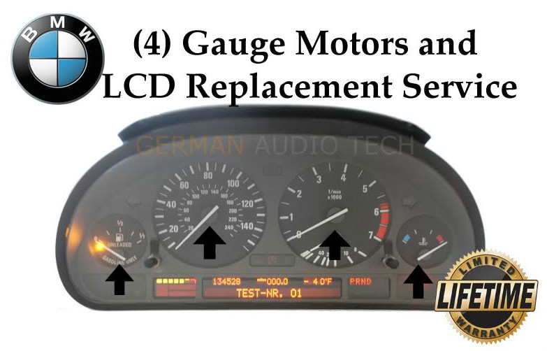 BMW POINTER MOTOR INSTRUMENT SPEEDOMETER CLUSTER REPAIR SERVICE E39 E53 X5 E38