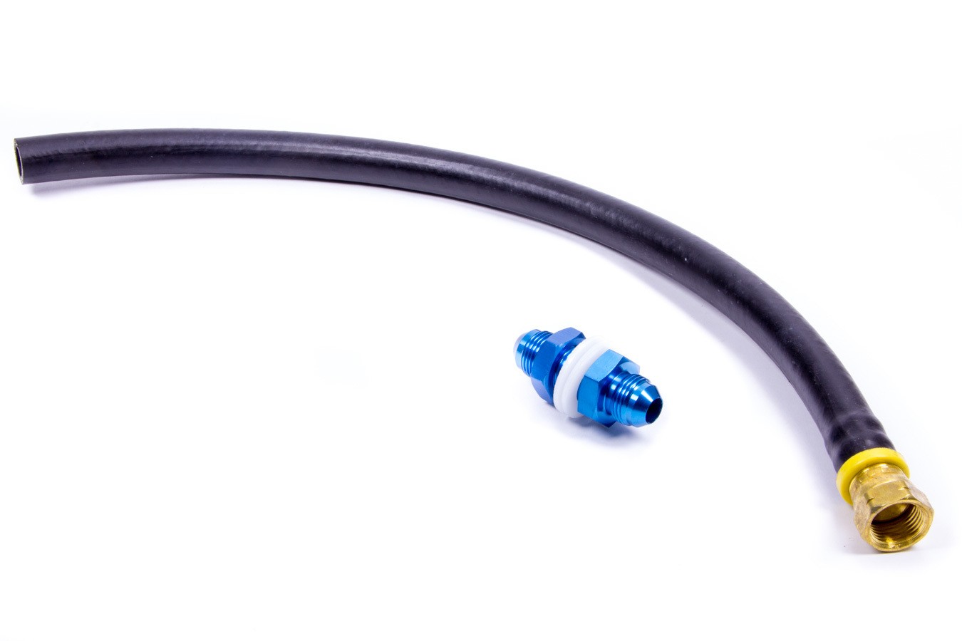 JAZ Fuel Pickup - 8 AN Male Bulkhead Fitting - 18 in Long Pickup Hose - Kit