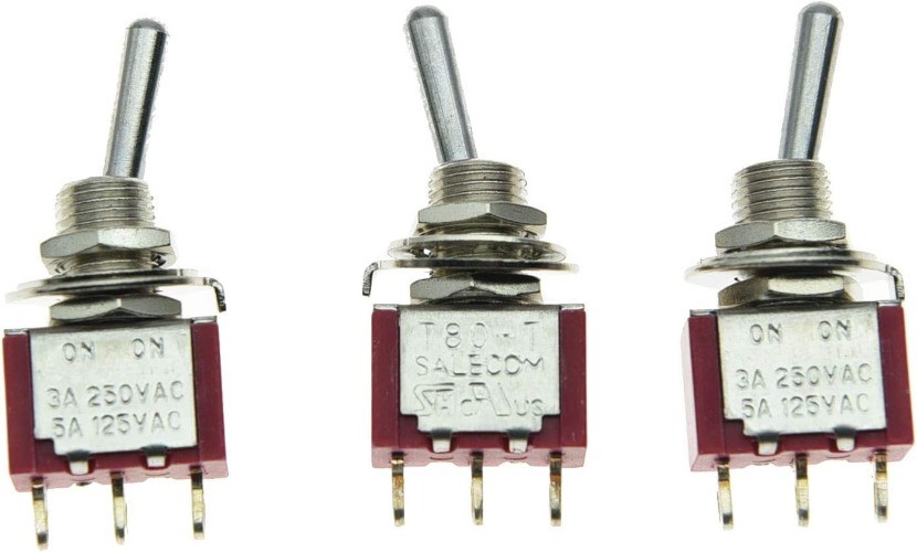 Mini Toggle Switch Guitar Bass by SALECOM