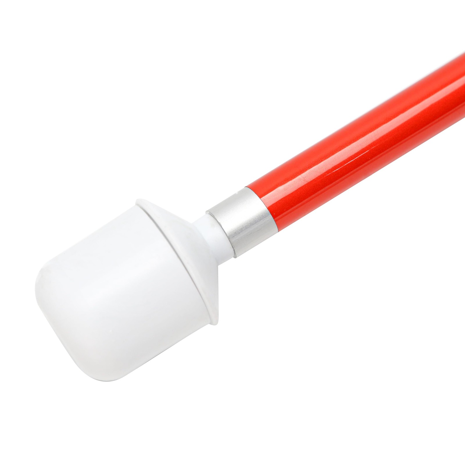 Blind Cane Stick - Mobility Reflective Red-White Foldable Red, White, Black