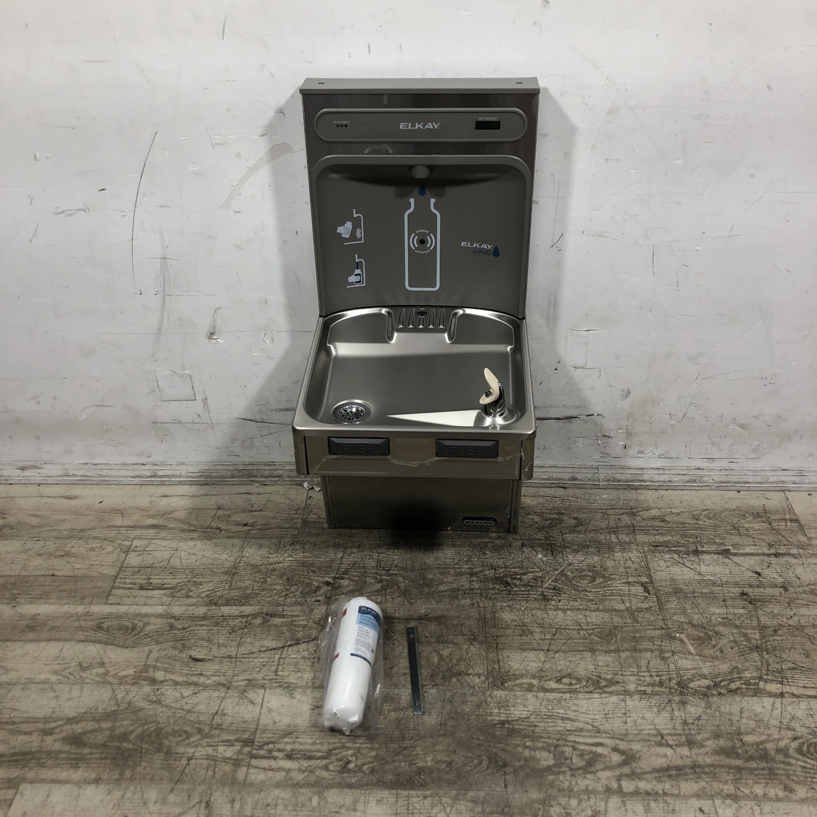 Elkay LMABF8WSK EZH20 Wall Mounted Bottle Filler Water Drinking Fountain