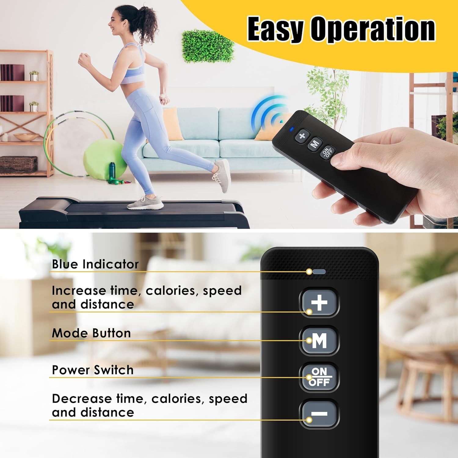 Walking Pad Q1 Remote Control Replacement Treadmill Wireless Controller, New USA