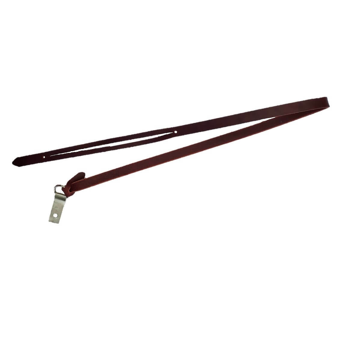 New Handcrafted Lariat Rope Strap w/attachment D Latigo Leather Loop Strap 32"