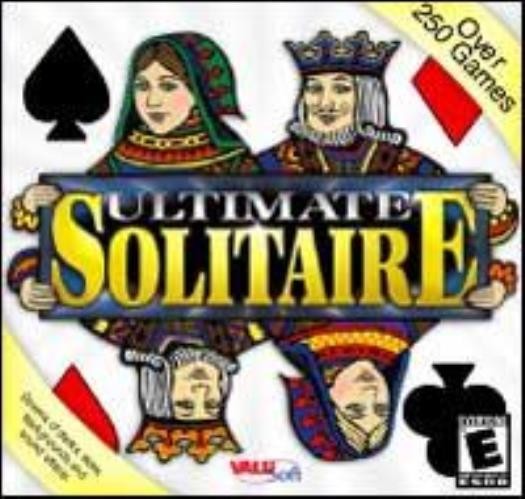 Ultimate Solitaire PC CD 250 card & tournament games! klondike pyramid free cell