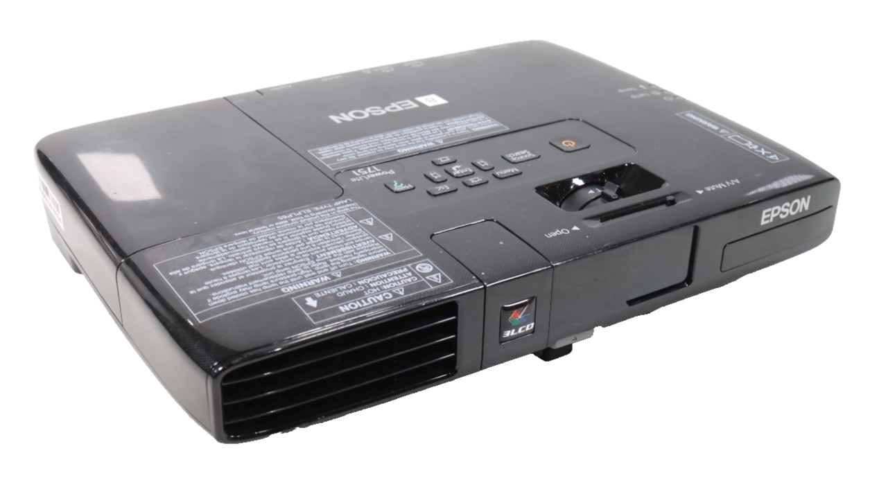 Epson PowerLite 1751 XGA 2600 Lumens HDMI 171 Lamp Hours LCD Projector