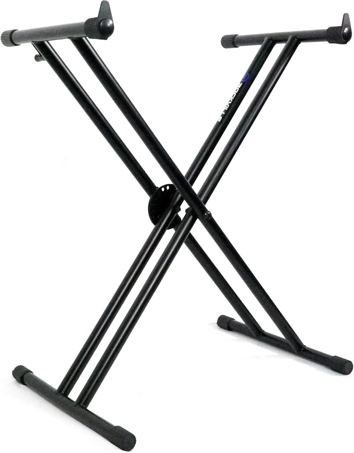 RKS30X Double X Braced Keyboard Stand, 132 Lbs Capacity, Push-Button Lock, Circu