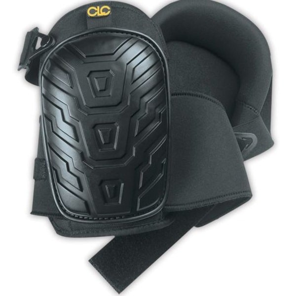 Clc Work Gear 345 Knee Pad, Non-Skid, Foam Pad, Plastic Cap, Hook-And-Loop,