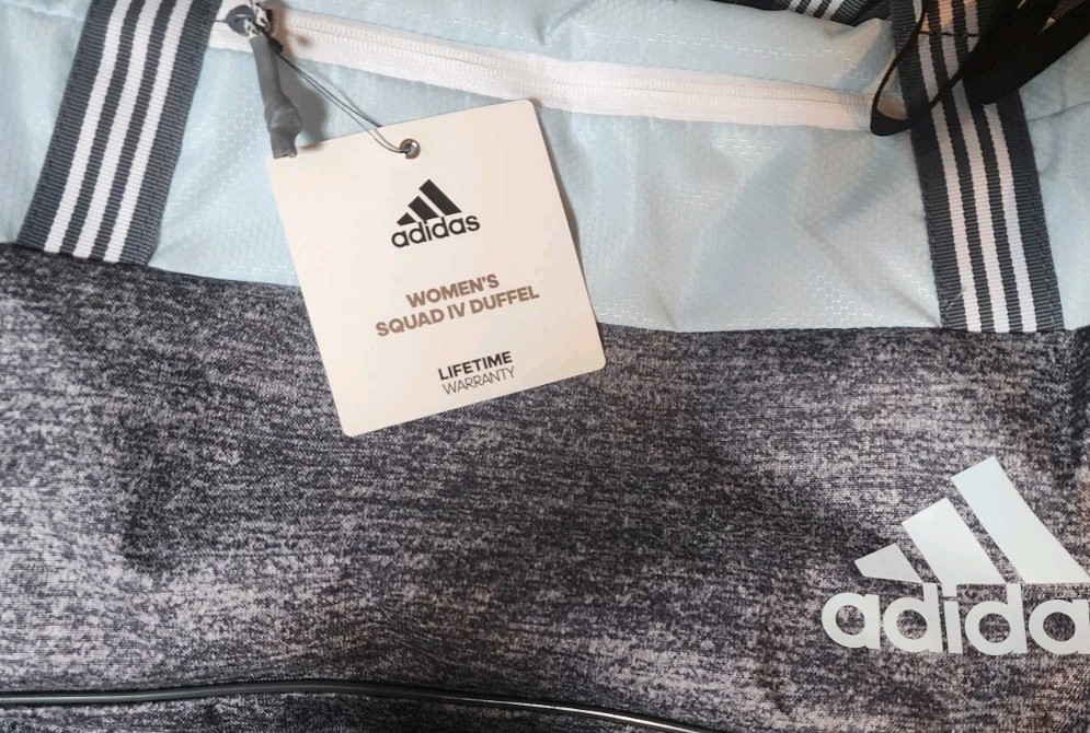 Adidas Women's Squad IV Duffel Bag Black/blue New