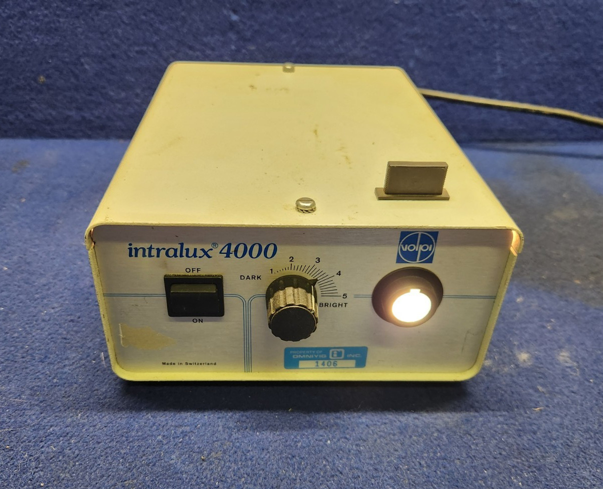 Volpi Intralux 4000 Fiber Optic Microscope Light Source 115W 120VAC