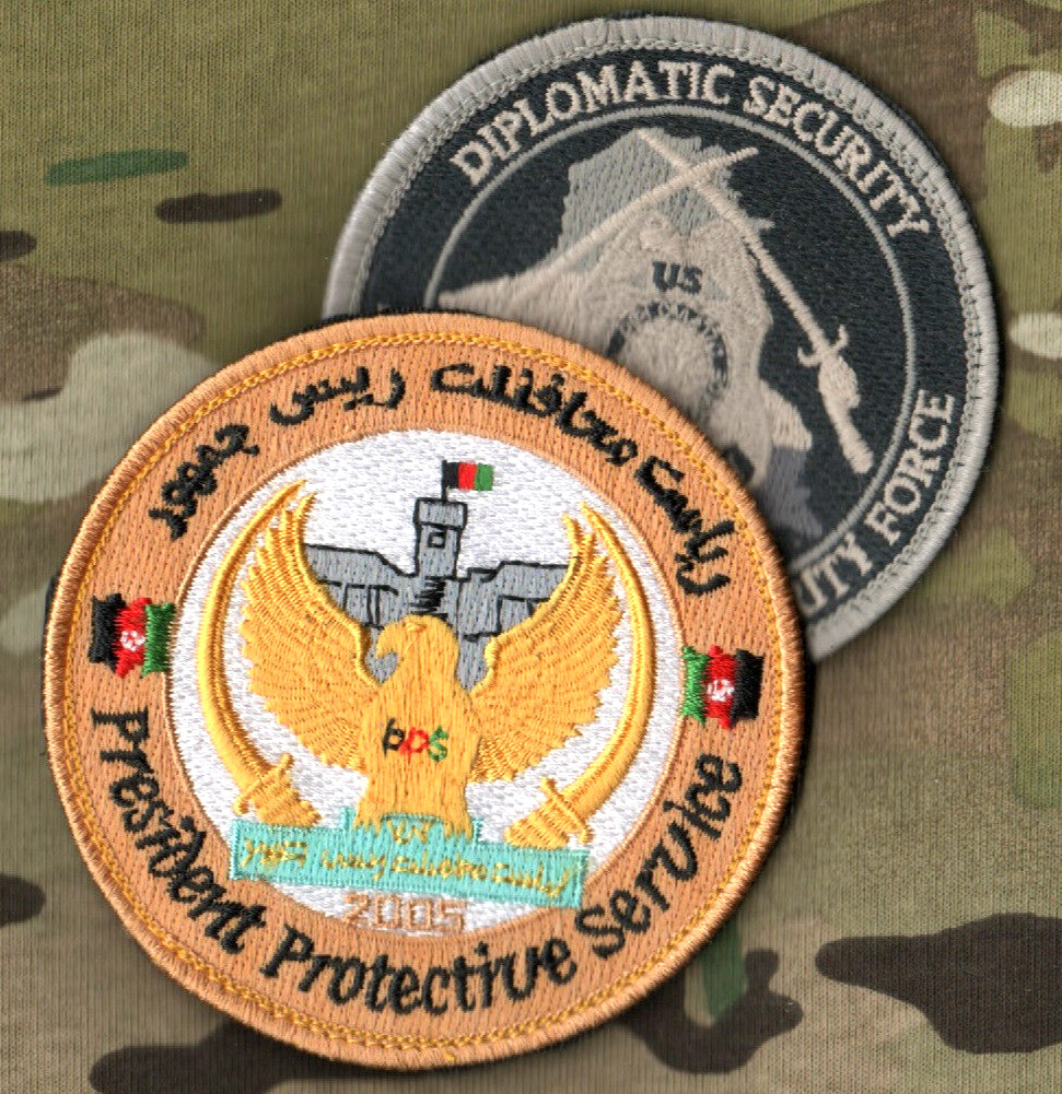 US DEPT. OF STATE EMBASSY DIPLOMATIC SECURITY SERVICE DSS vêlkrö 2-PATCH SET