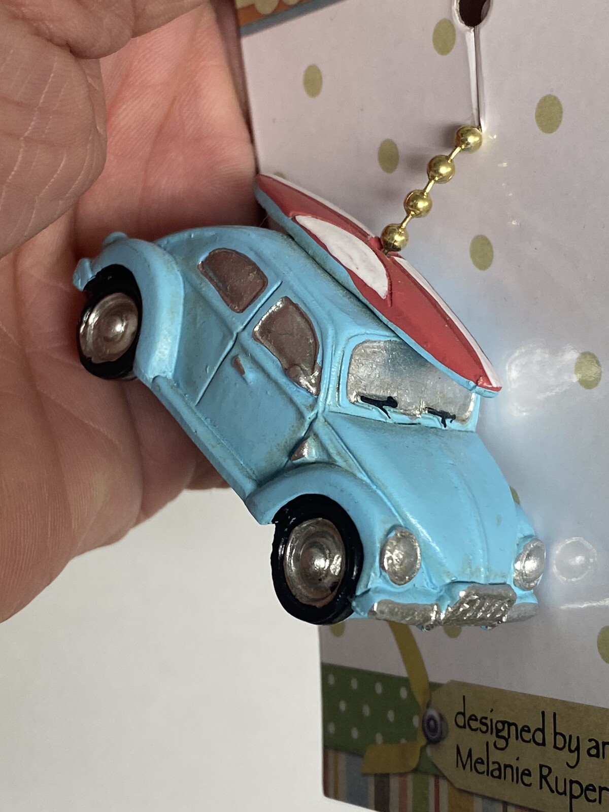 Clementine Design. VW Beetle/Bug Ceiling Fan Pull.