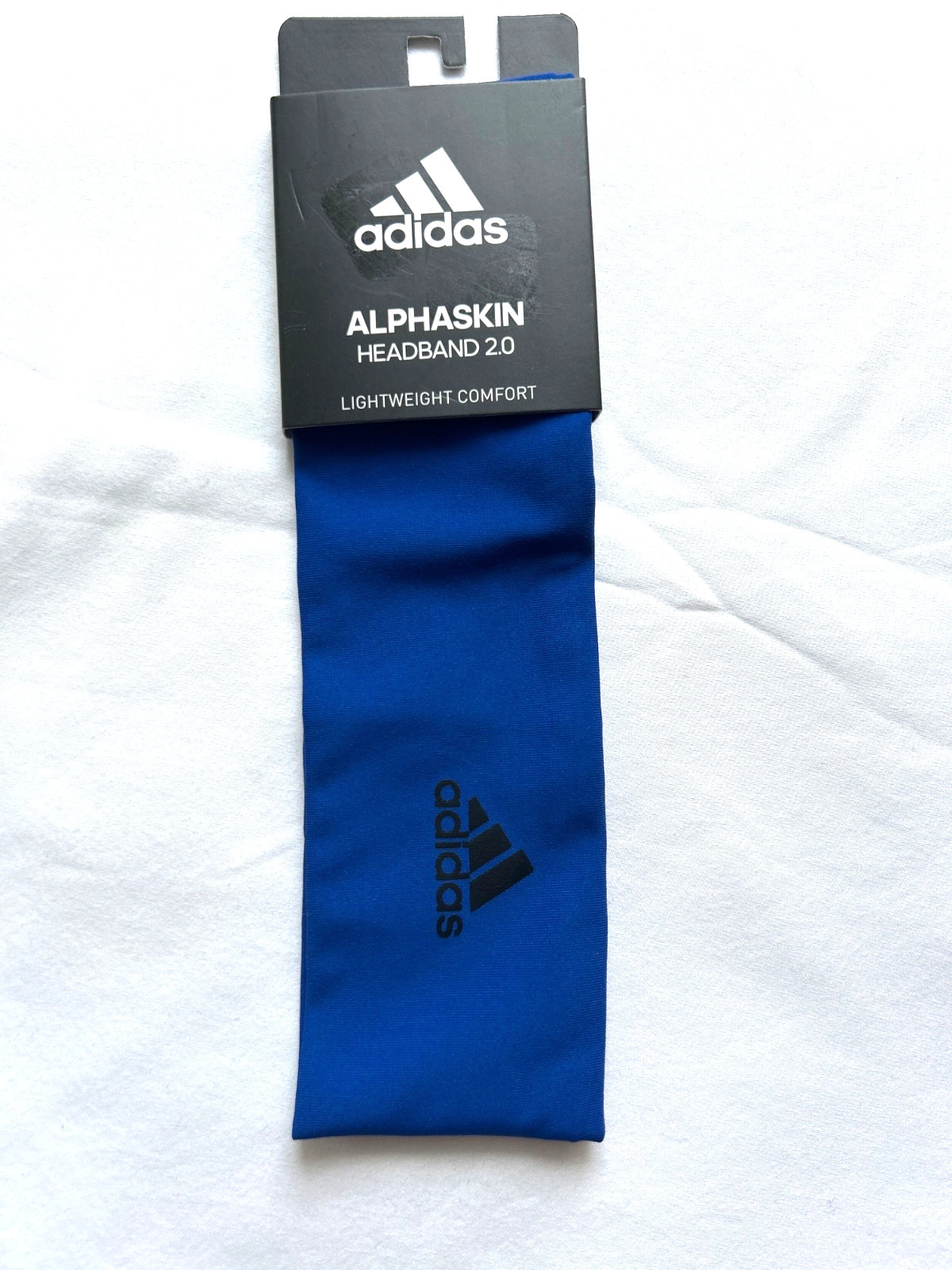 Adidas Alphaskin 2.0 Headband Lightweight Collegiate Royal Blue OSFA New