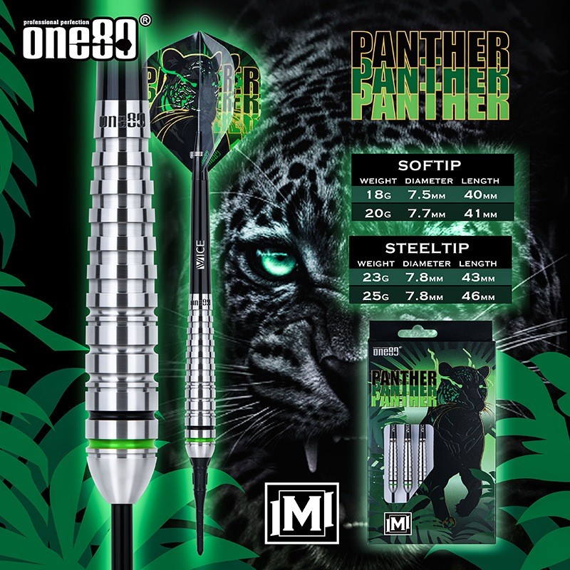 ONE80 Panther M 2BA 20g Dart Barrels