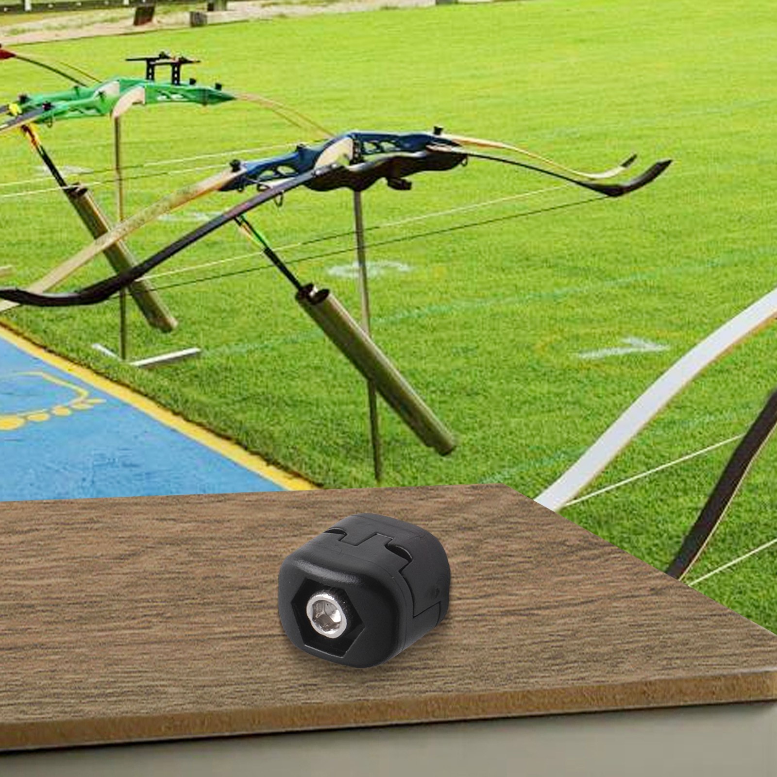 1*-Archery Drop Away Arrow Rest Clamp Buckle Cable Fastener Clip Compound Bow