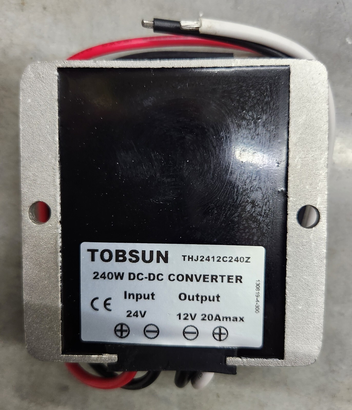 TOBSUN 240W DC-DC CONVERTER, VOLTAGE REGULATOR 12V, PART #OT988