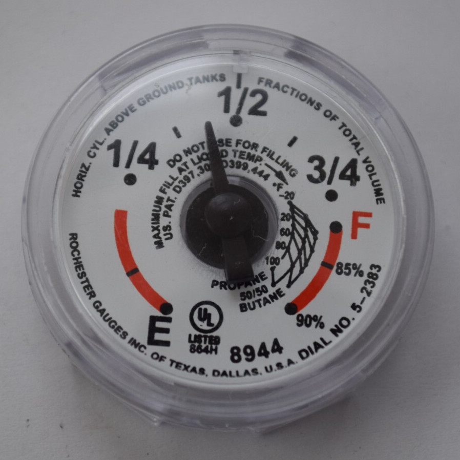 MANCHESTER SNAP ON G12653 PROPANE SIGHT GAUGE DIAL 8944 TANK LPG 5863S02383