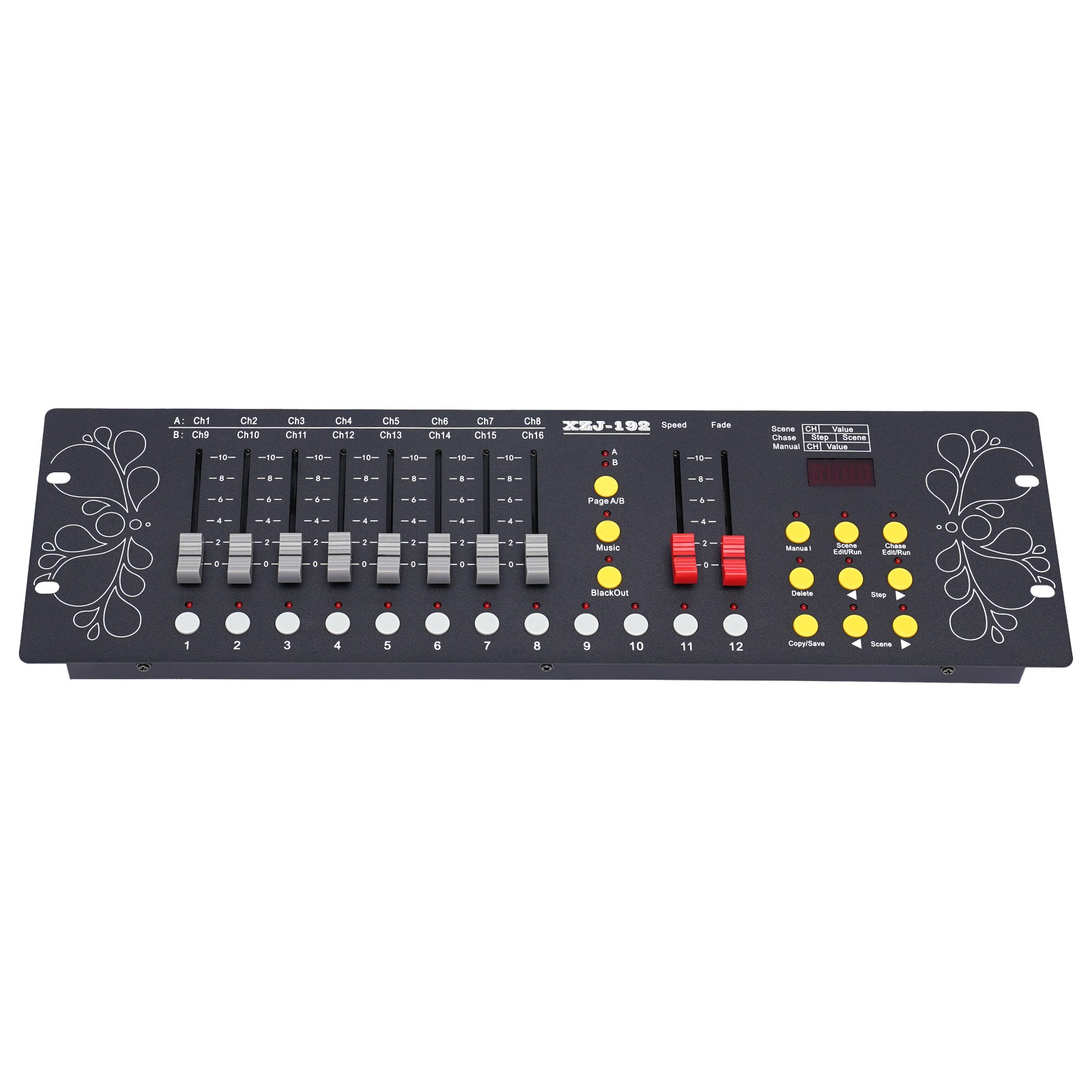 192 Channels Operator Console Controller For Stage Lighting DJ Party DJ DMX 512