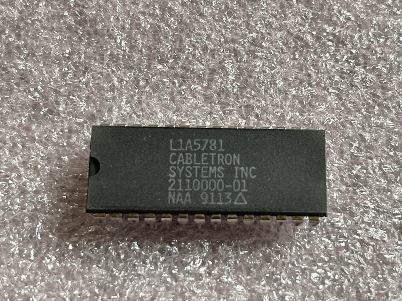 2110000-01 CABLETRON SYSTEMS IC 28 PIN DIP RARE OBSOLETE L1A5781 (LOT OF 1)