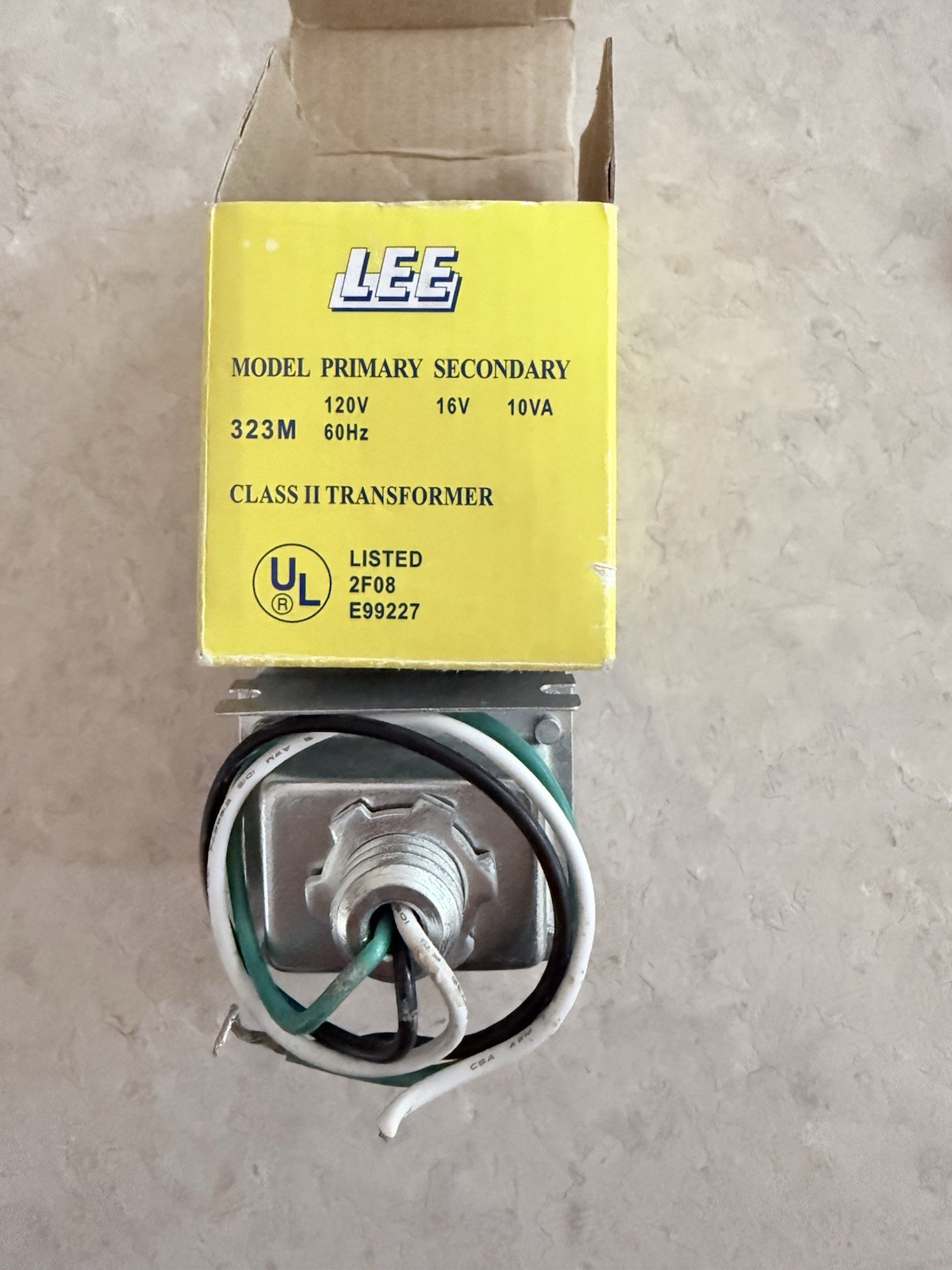 Lee 323M Model Class 2 Primary Secondary Transformer