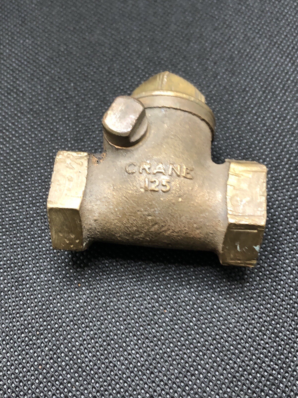 👀 Crane 125 check valve? steampunk industrial valve brass