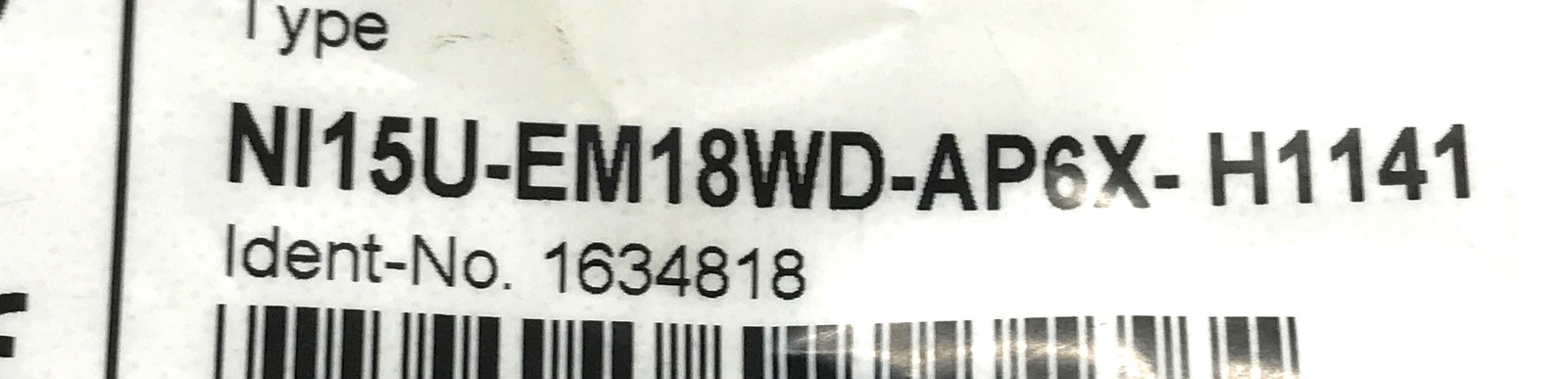TURCK Proximity Switch Assembly 1634818 NOS