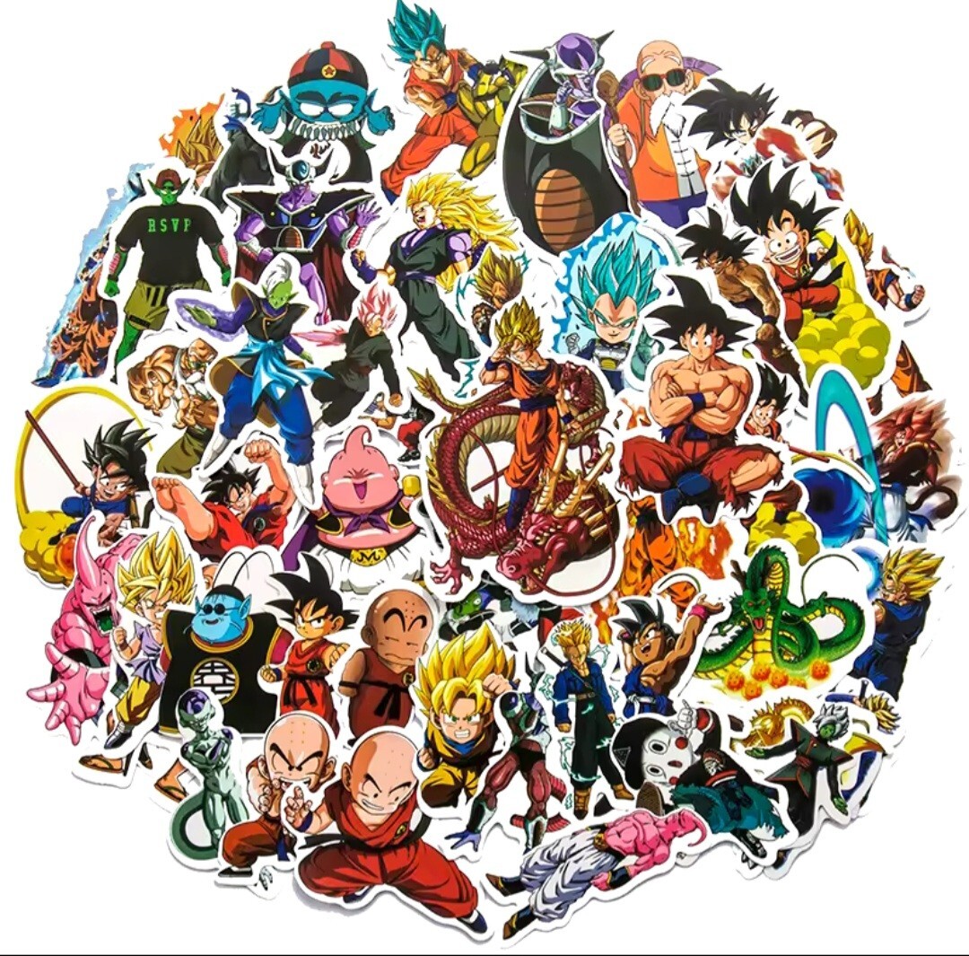 20 Pcs Random Anime Dragon Ball Z Stickers